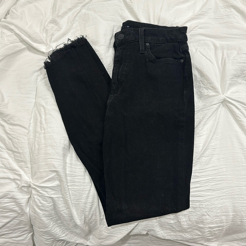 Joe’s jeans high rise skinny ankle black jeans - 27